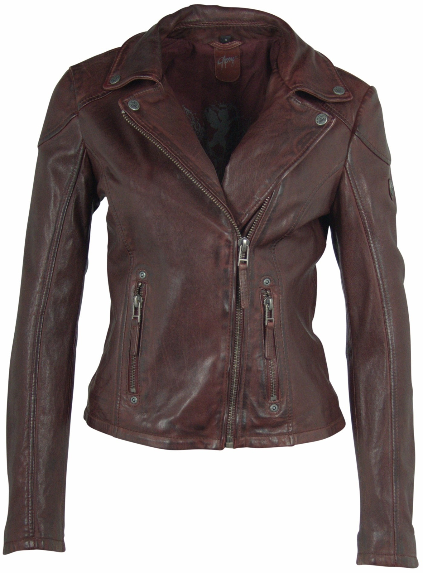 Geaca de Piele Naturala Dama Gipsy Visinie Blade LATV